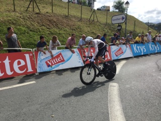 Arrivee Tour de France Espelette